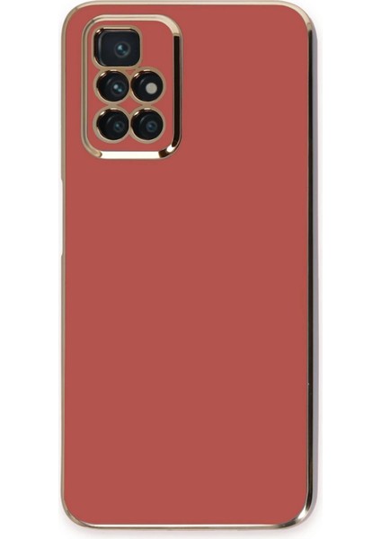 Bfs Xiaomi Redmi 10 2022 Kılıf Volet Silikon - Kırmızı