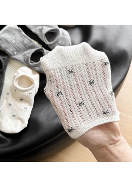 5' Çift Kadın Soft Renkli Görünmez Likralı ve Pamuklu Patik,babet Çorap modelleri