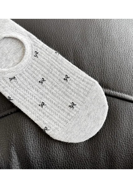 5' Çift Kadın Soft Renkli Görünmez Likralı ve Pamuklu Patik,babet Çorap