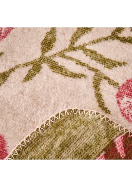 Soft Granate Pamuklu Çift Kişilik Battaniye - Ekru / Kırmızı - 200X220 cm modelleri