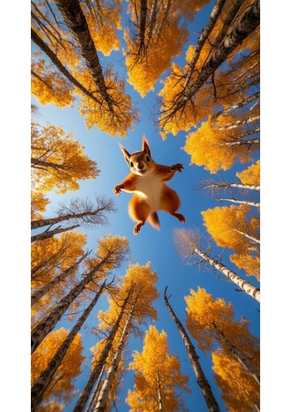 Tatlı Sincap 1 Ev Duvar Salon Güzellik Salonu Ofis Dükkan Dekarasyon Kanvas Tablo fiyatları