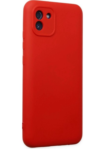 Bfs Samsung Galaxy A03 Kılıf Nano Içi Kadife Silikon - Kırmızı fiyatları