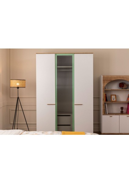 Lund 3 Kapılı Gardırop