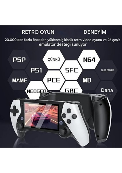 M25 Retro El Konsolu 4.3" Dokunmatik, 64GB, 10000+ Oyun, 3000MAH Batarya fiyatları