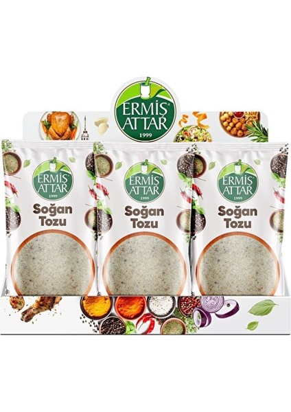 Soğan Tozu 100 Gram 3'lü Ermiş Attar