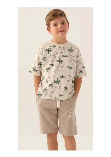 Rolypoly 3340-2 Erkek Çocuk Bermuda Takım