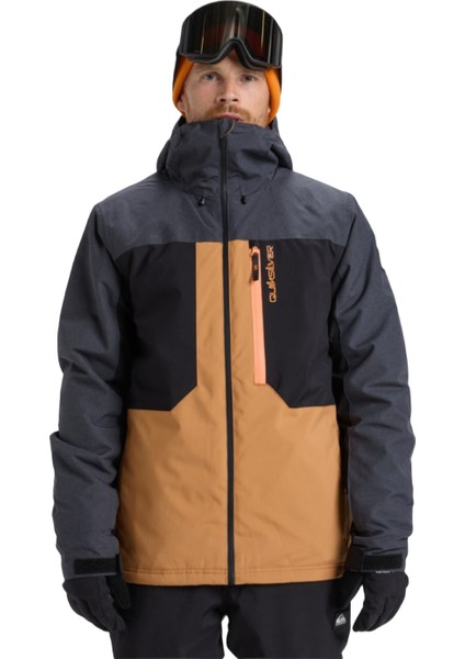Dawson Erkek Siyah Snowboard Ceketi