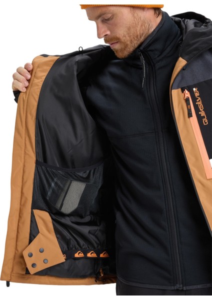 Dawson Erkek Siyah Snowboard Ceketi indirimleri