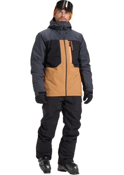 Dawson Erkek Siyah Snowboard Ceketi