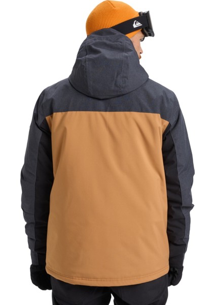 Dawson Erkek Siyah Snowboard Ceketi