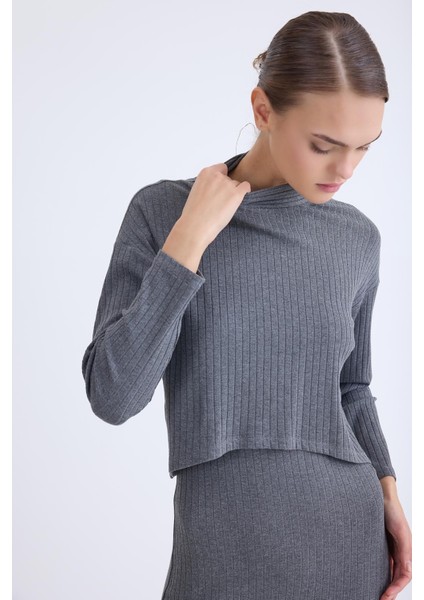 Balıkçı Yaka Uzun Elbise