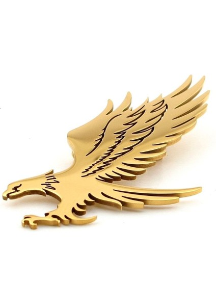 Kartal Yırtıcı Kuş Eagle Sarı Paslanmaz Çelik Broş Rozet RZ327 fiyatları