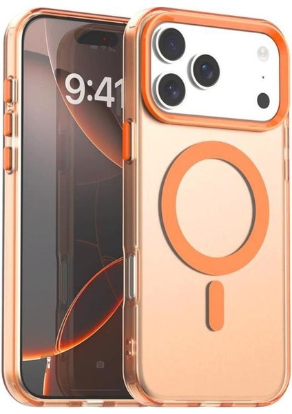iPhone 17 Pro Max Magsafe Uyumlu Şeffaf Kılıf – Kamera Koruyuculu, Darbe Emici, Premium Kapak