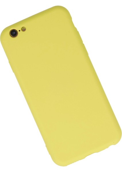 Bfs iPhone 6 Plus Kılıf Nano Içi Kadife Silikon - Sarı fiyatları
