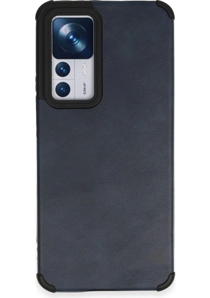 Bfs Xiaomi Mi 12T Kılıf Loop Deri Silikon - Lacivert