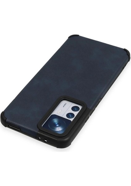 Bfs Xiaomi Mi 12T Kılıf Loop Deri Silikon - Lacivert modelleri