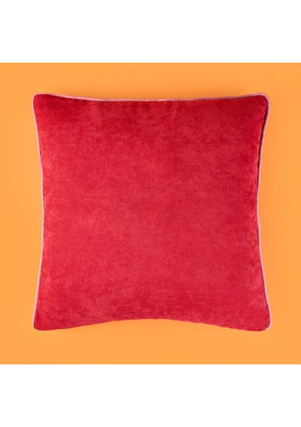 Soft Asas Kırlent - Kırmızı / Pembe - 45X45 cm fiyatları