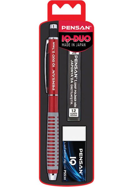 Iq Duo Mekanik Kalem Seti 0.7mm + Silgi + Uç fiyatları