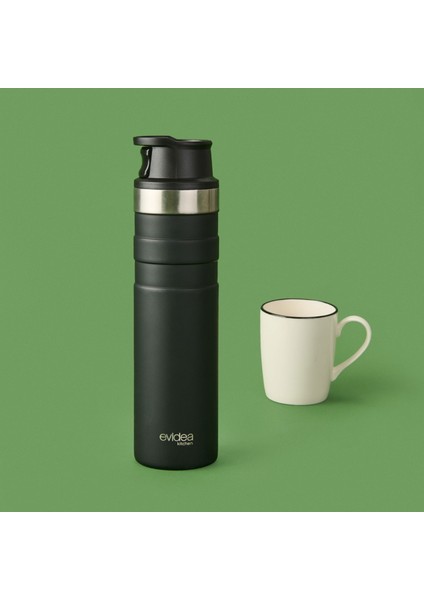 Kitchen Bireysel Termos - Siyah - 600 ml modelleri