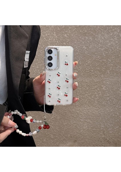 Samsung Galaxy S25 Fe Uyumlu Parlak Şeffaf Silikon Kılıf Metal Desenli, Darbe Emici, Koruma modelleri