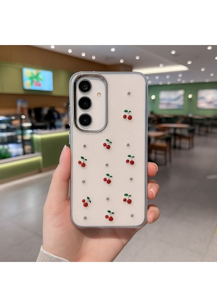 Samsung Galaxy S25 Fe Uyumlu Parlak Şeffaf Silikon Kılıf Metal Desenli, Darbe Emici, Koruma fırsatları