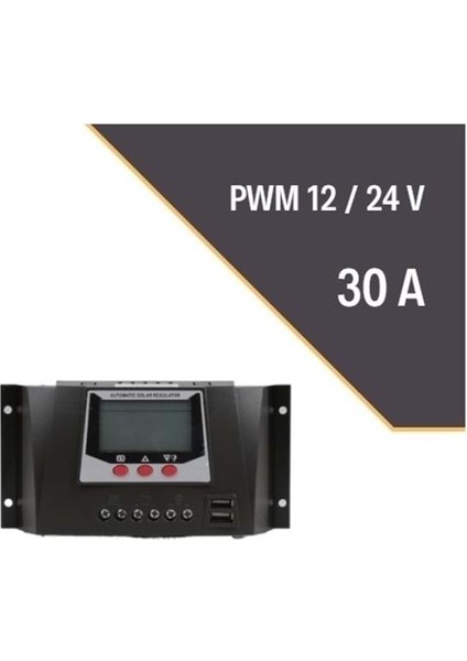30A Pwm Solar Şarj Jen.
