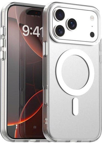 iPhone 17 Pro Max Magsafe Uyumlu Şeffaf Kılıf – Kamera Koruyuculu, Darbe Emici, Sararmaya Dayanıklı Premium Kapak