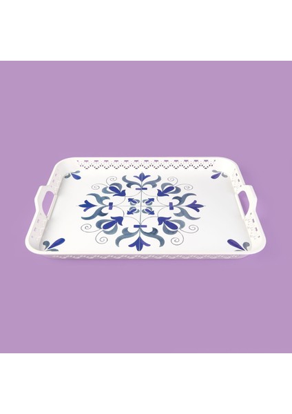Kitchen Blueness Tepsi - Renkli - 51X38 cm