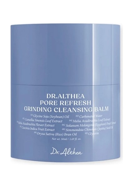 Pore Refresh Grinding Cleansing Balm – Derin Gözenek Temizliği ve Nem Desteği Sağlayan Vegan Temizleme Balmı (50 Ml)