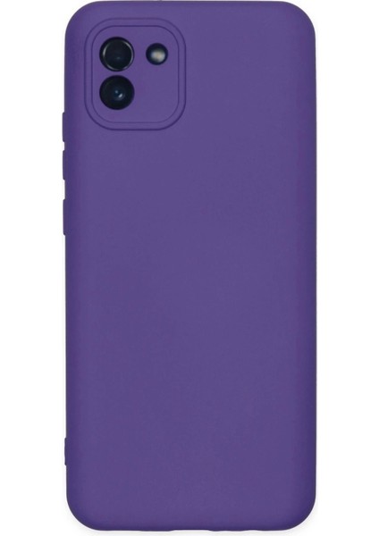 Bfs Samsung Galaxy A03 Kılıf Nano Içi Kadife Silikon - Mor