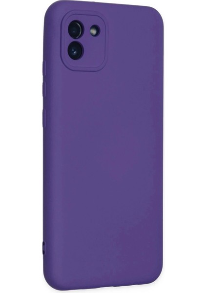 Bfs Samsung Galaxy A03 Kılıf Nano Içi Kadife Silikon - Mor fiyatları