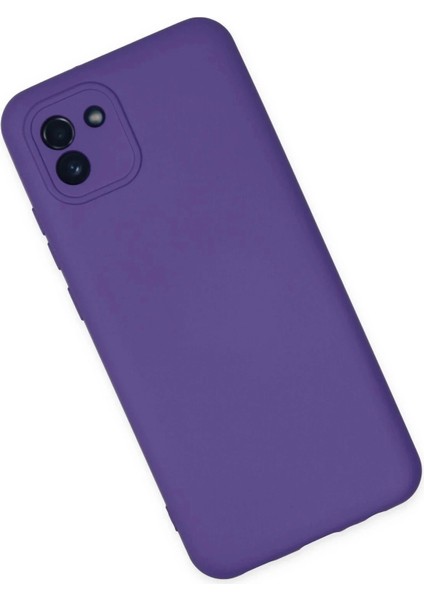 Bfs Samsung Galaxy A03 Kılıf Nano Içi Kadife Silikon - Mor modelleri