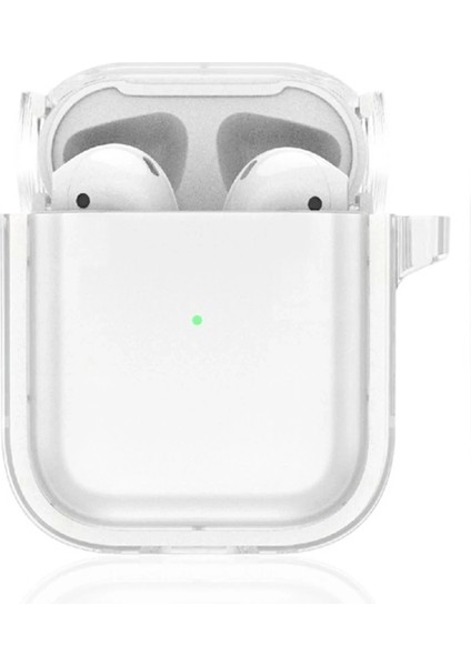 Bfs Airpods 4 (4.nesil) Shiny Şeffaf Kılıf - Beyaz fiyatları