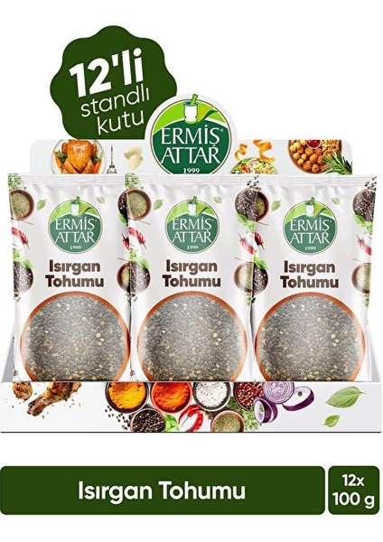 Isırgan Tohumu 100 Gram 12'li Ermiş Attar