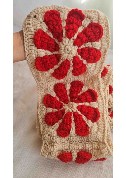 Atkı Örgü / Motif Atkı / El Örgüsü Atkı fırsatları