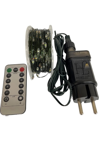 50 Metre 500 Ledli Gün Işığı Peri LED Işık IP64 Dış Mekan Dekoratif LED Işık Yılbaşı Süsü modelleri