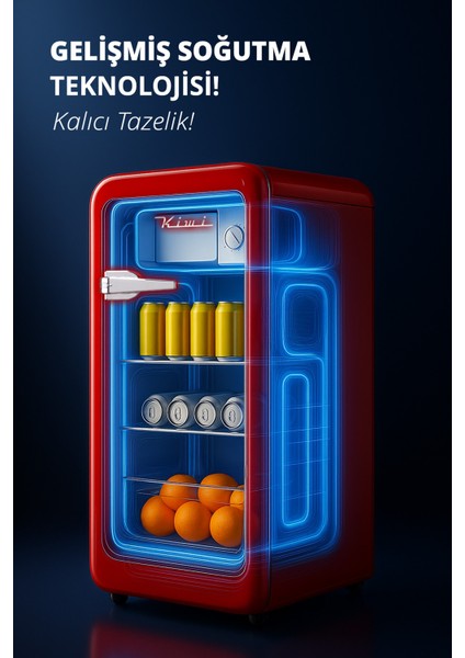 KRF-2576 Mini Buzdolabı 76 Lt Kapasite & Enerji Tasarruflu & Dahili Buzluk & Ayarlanabilir Termostat fiyatları