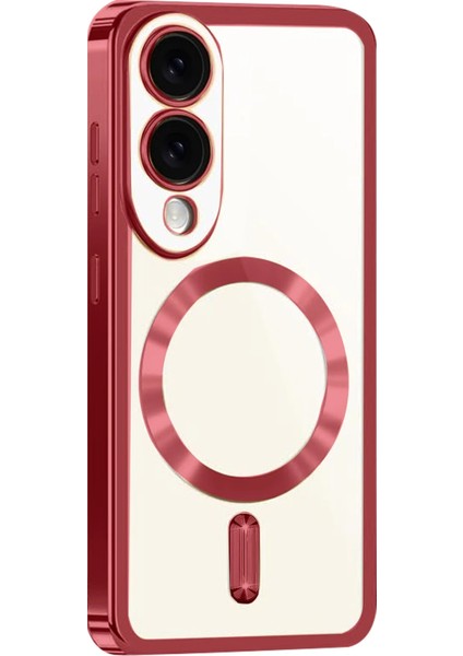 Samsung Galaxy S25 Edge Için Magsafe ile Uyumlu Kılıf Kamera Lensli Korumalı Şeffaf Silikon Kapak modelleri