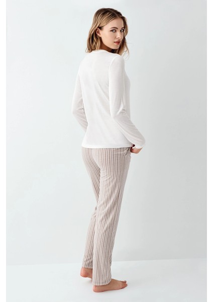 Arnetta 3424-S Kadın Uzun Kol Pijama Takım modelleri