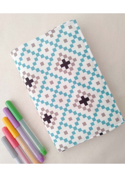 Geometrik Desen Kitap Kılıfı