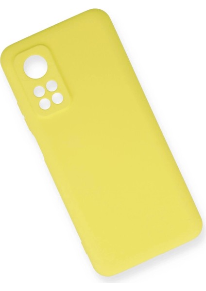 Bfs Xiaomi Mi 10T Kılıf Nano Içi Kadife Silikon - Sarı modelleri