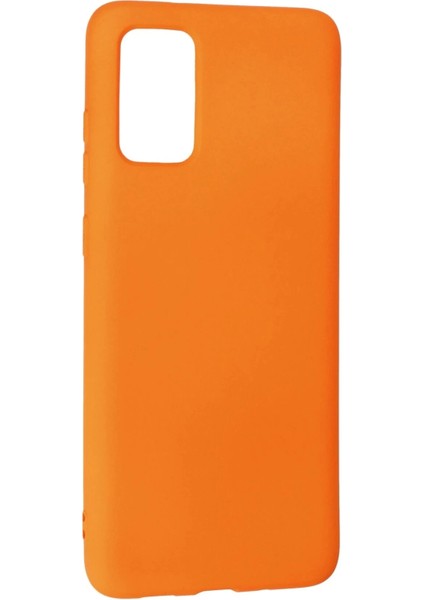 Bfs Samsung Galaxy S20 Plus Kılıf Nano Içi Kadife Silikon - Turuncu modelleri