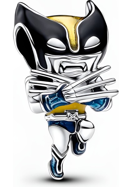 925 Ayar Gümüş Marvel Wolverine Charm