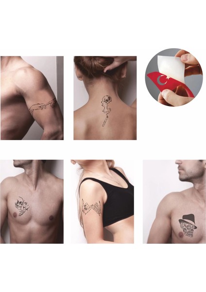 Dumanlı Kurukafa Hint Kınası ile Geçici Dövme Yapma Seti fiyatları