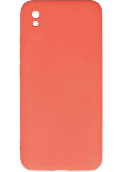 Bfs Xiaomi Redmi 9A Kılıf Nano Içi Kadife Silikon - Turuncu