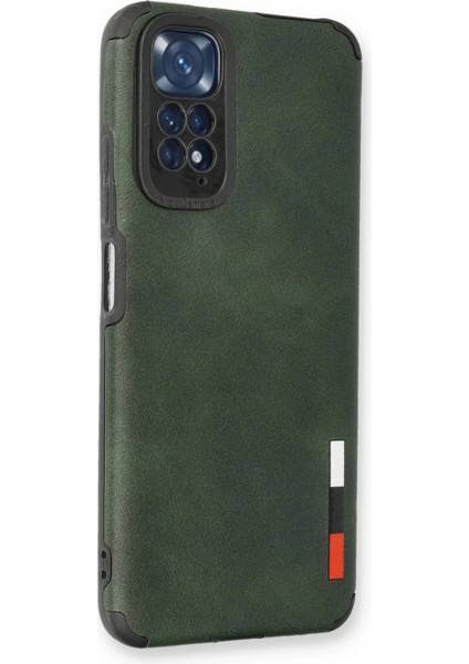 Bfs Xiaomi Redmi Note 11 Kılıf Loop Deri Silikon - Yeşil fiyatları