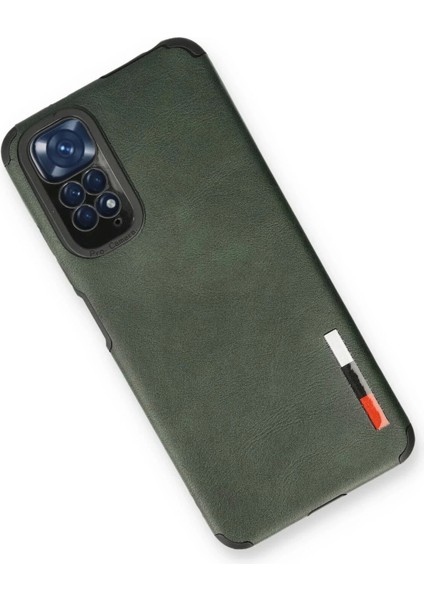 Bfs Xiaomi Redmi Note 11 Kılıf Loop Deri Silikon - Yeşil modelleri