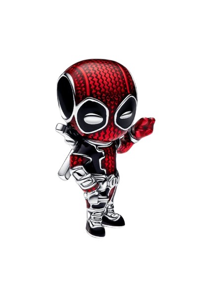 925 Ayar Gümüş Marvel Deadpool Charm