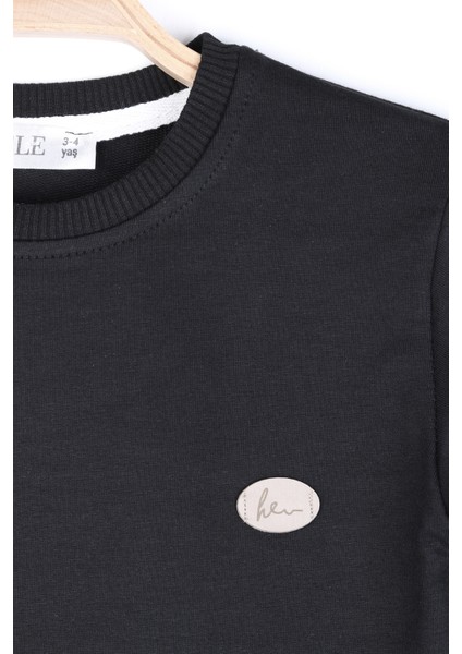 Bisiklet Yaka Erkek Çocuk Eşofman Takımı - 16004