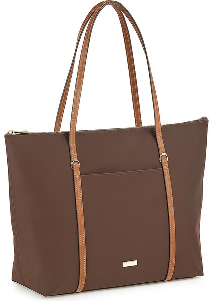 Büyük Boy Geniş Hacimli Cep Detaylı Tote Kadın Omuz Çantası indirimleri